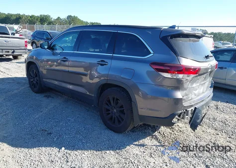 2019 Toyota Highlander Se from USA, damaged, VIN 5TDJZRFH8KS617805